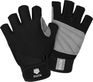 FitsT4 Sports Half Finger Padded Pa...