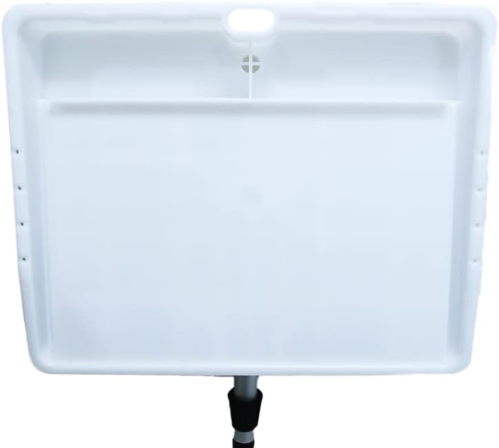 Pactrade Marine Bait Cutting Board for Boat - Adjustable Fish Cleaning Filet Table with Compartments, Knife Slots, and Engraved Fish Scale | Easy to Transport & Store (Rod Holder Mount) White - Image 5