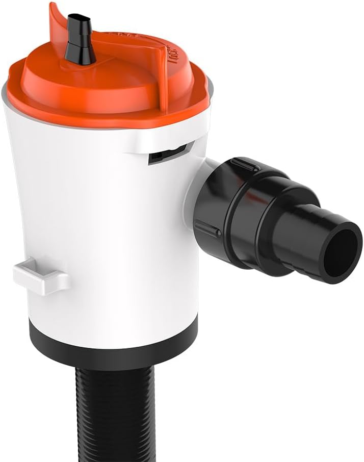SEAFLO 04 Series 800 GPH Baitwell/Livewell Aerator Pump with Straight Intake, 12V DC, Saltwater/Freshwater, Replaceable Cartridge Motor, ¾" NPT Outlet, CE & Rohs Certified – 4-Year Warranty! - Image 2
