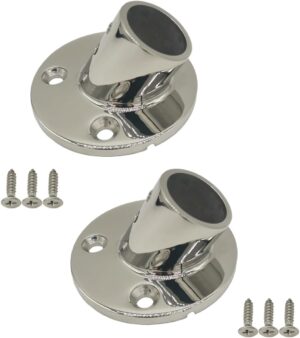 2 Pcs 1” Boat Hand Rail Fittings ...