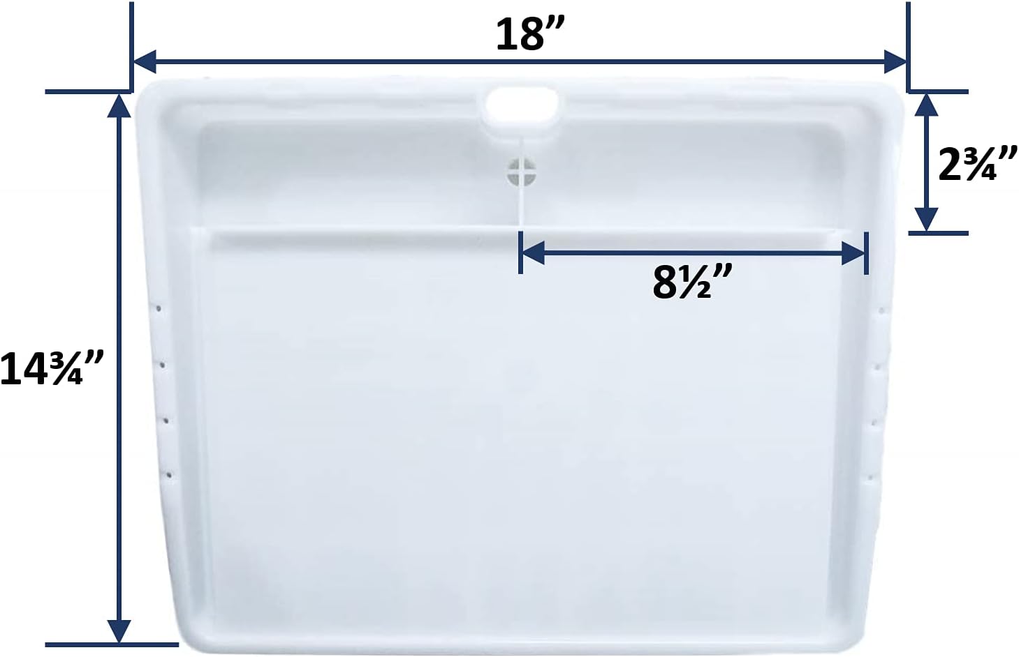 Pactrade Marine Bait Cutting Board for Boat - Adjustable Fish Cleaning Filet Table with Compartments, Knife Slots, and Engraved Fish Scale | Easy to Transport & Store (Rail Mount) White - Image 2
