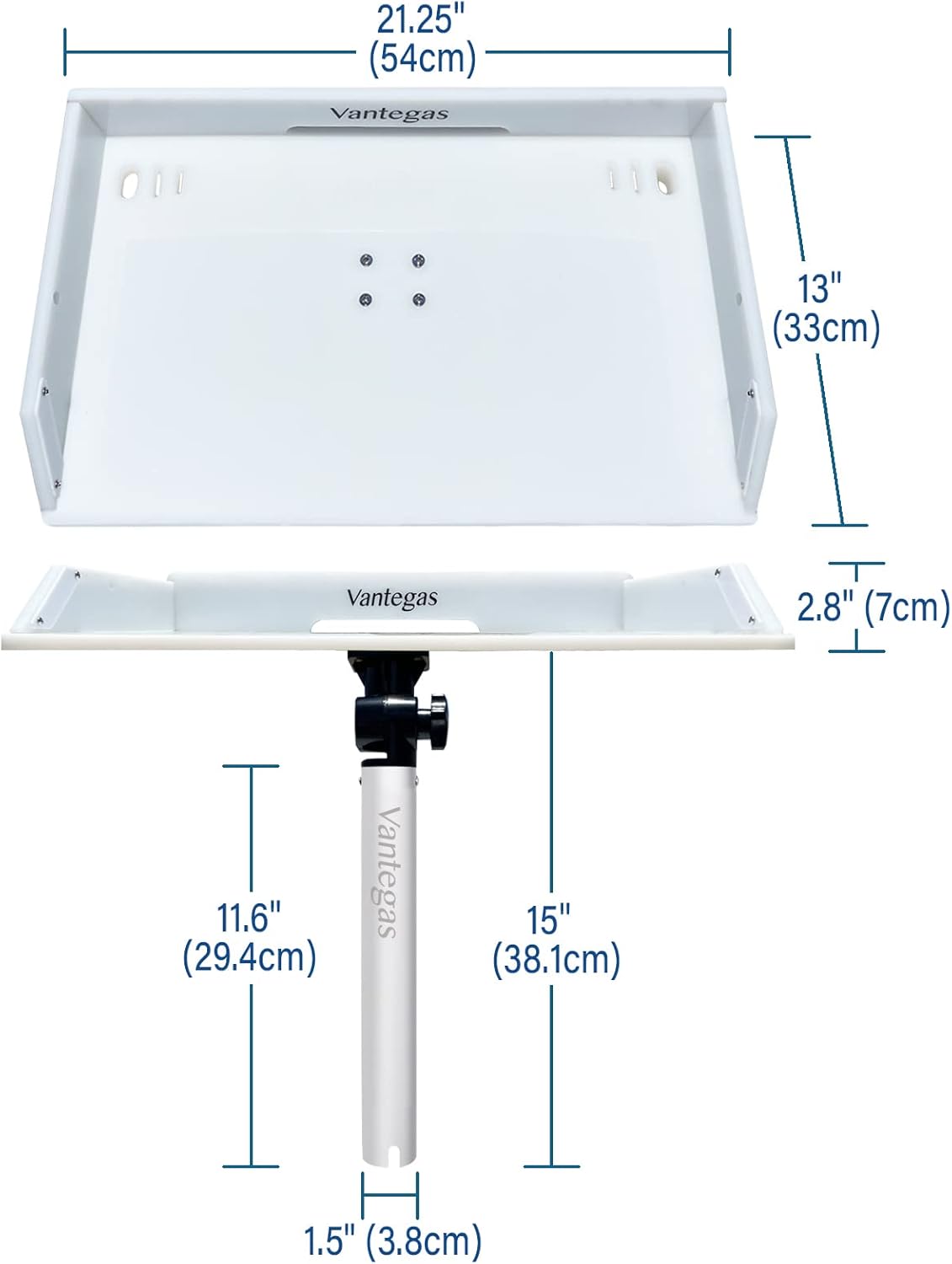 Boat Cutting Board Bait Table Filet Board For Fish Cleaning Station White Fishing Fillet Table, In Single Rod Holder With Plier Storage and Knife Slot, Marine Accessories For Boats Grill - Image 7