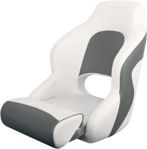 MSC Captain Boat Seat (White/Charco...