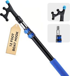 Telescoping Boat Hook for Docking, ...