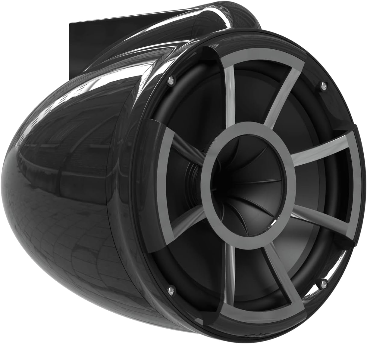 Wet Sounds | REV 10 B-FC SS V2 | Revolution Series 10" Black Tower Speakers with Fixed Clamp 1 7/8"-3" - Image 3