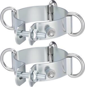 2 Pcs 3.6″ D-Ring Clamp for S...