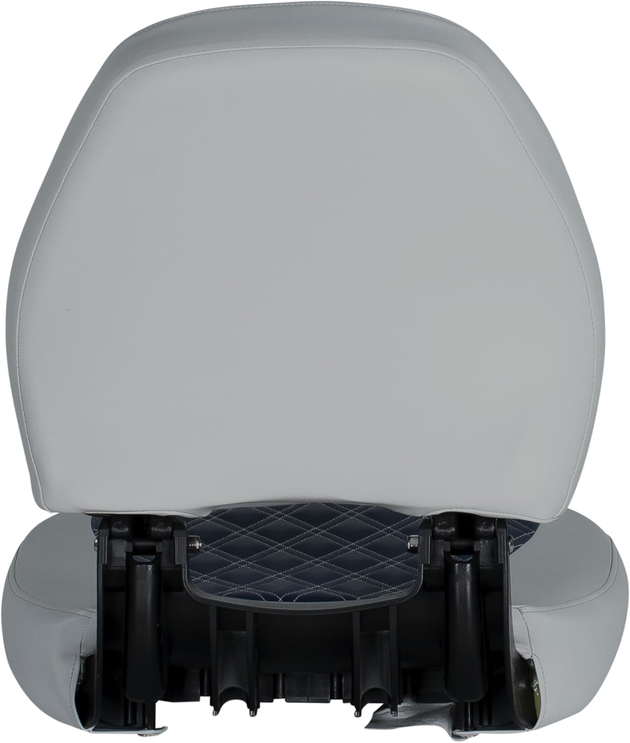 Lippert Sunset Collection Folding Pontoon Boat Seat, Contoured Foam Cushioning, Durable Marine-Grade Vinyl, Poly Frame, Pedestal Not Included, 19" L x 19" W x 22.5" H - 2024023317 - Image 6