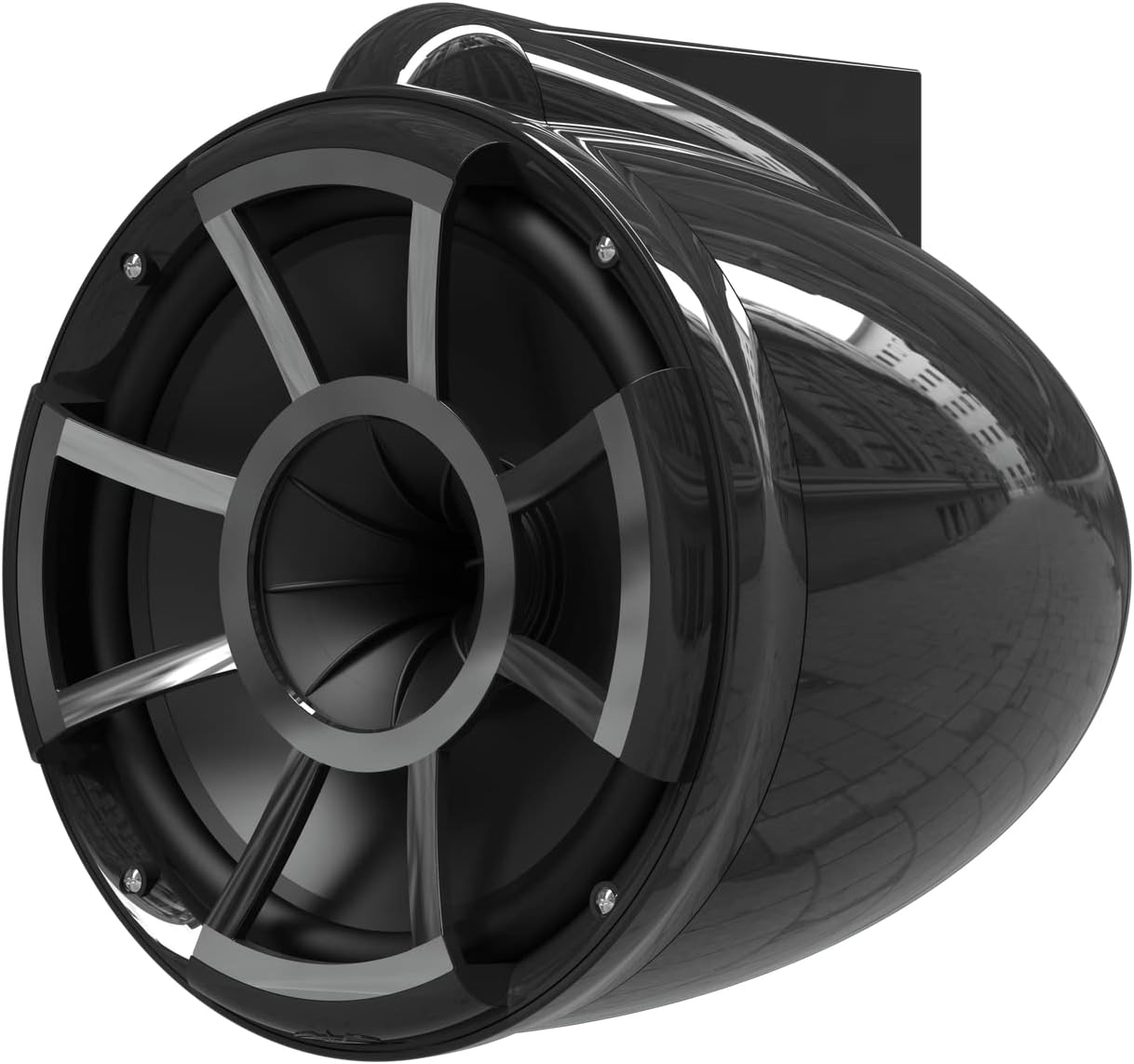 Wet Sounds | REV 10 B-FC SS V2 | Revolution Series 10" Black Tower Speakers with Fixed Clamp 1 7/8"-3" - Image 4