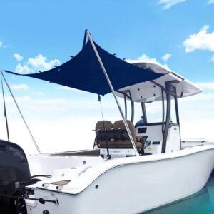 Boat T-Top Sun Shade Kit Boat Canop...