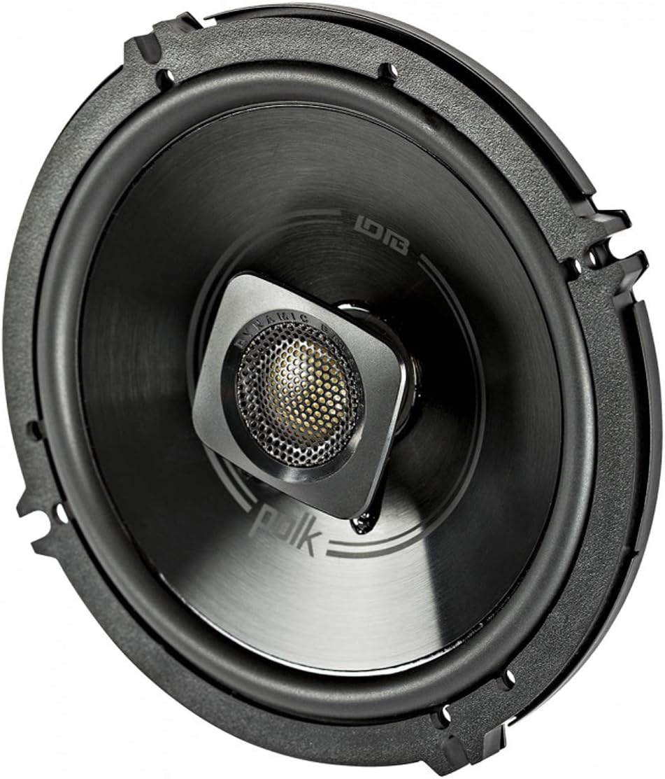 Polk Audio DB652 DB+ Series 6.5 Inch Marine Speakers, 2-Way Coaxial for Car Audio & Boat, 40-22kHz Frequency Response, Polypropylene Woofer Cone, 3/4" Silk Dome Tweeter, Black - Image 4