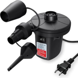Quick-Fill Electric Air Pump with 3...