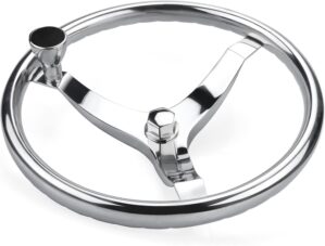 Stainless Steel Boat Steering Wheel...