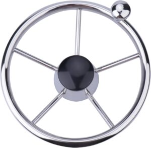Boat Steering Wheel, 11 inch Stainl...