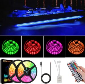 LED Boat Strip Lights, 12v 40FT Mul...