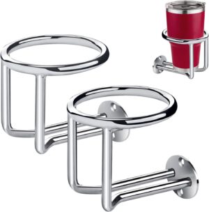 2 PCS Boat Ring Cup Holder Stainles...