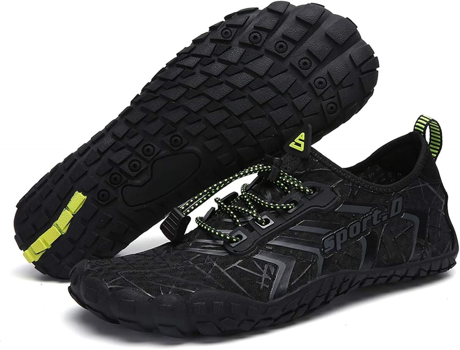 UBFEN Water Shoes for Men Women Quick Dry Swim Aqua Socks | Lightweight Barefoot-style Fit, Rubber Sole, Hiking, Fishing, Kayaking, Beach, Pool, Boating, Diving And Water-to-land Wear - Image 4