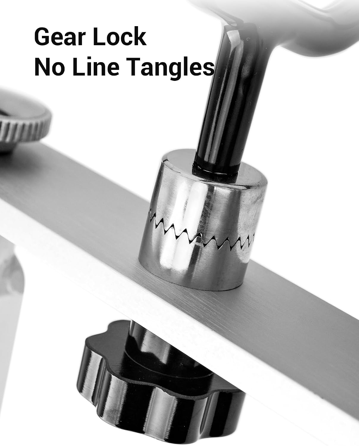 Aluminum Spider Rigging Rod Holder for Boat - 4 Pole Crappie Fishing Rack, Heavy Duty 6063-T5 Marine Grade Aluminum, 16.5"-30.5" Adjustable Height Square Tube Support for Catfish & Trolling - Image 6
