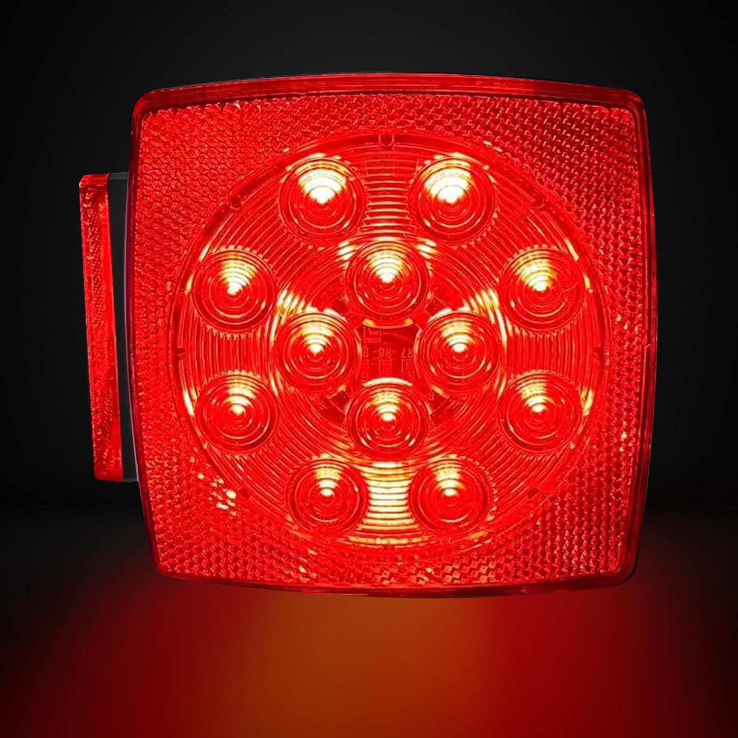 fouwick LED trailer lights Kit, 12V Submersible Tail Marker Lights Wiring Lamp Harness for Boat Car Truck RV Utility snowmobile turn signal license plate stop reverse Trailer Accessories - Image 5