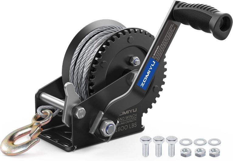 Boat Trailer Winch 1600lb, Portable...