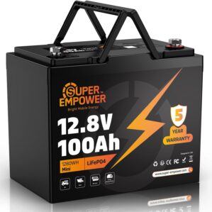 12V 100Ah LiFePO4 Lithium Battery, ...