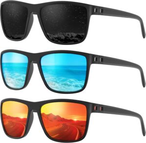 Fanshen Square Polarized Sunglasses...