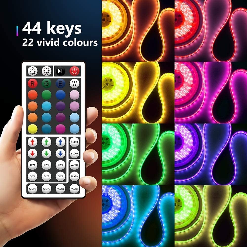 LED Boat Strip Lights, 12v 40FT Multi-Color Marine Pontoon Led Lights, Waterproof Boat Interior Light, Boats Deck Gunnel Hull Trailer Courtesy Light Strip, Night Fishing Lighting for Bass Jon Yacht - Image 8