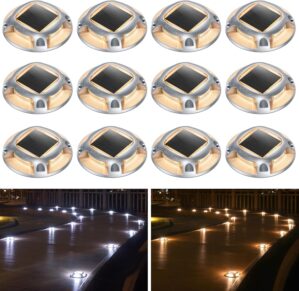 AGPTEK Solar Driveway Lights Outdoo...