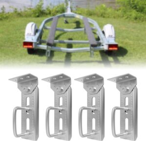 Boat Trailer Bunk Bracket Kit, 8...