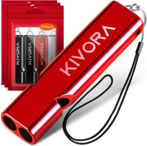 KIVORA Emergency Whistle, 12PCS Pre...