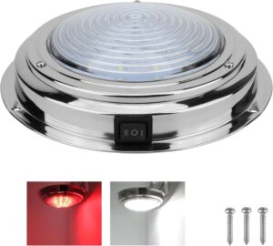 RVZONE Marine Boat Dome Light 12V L...