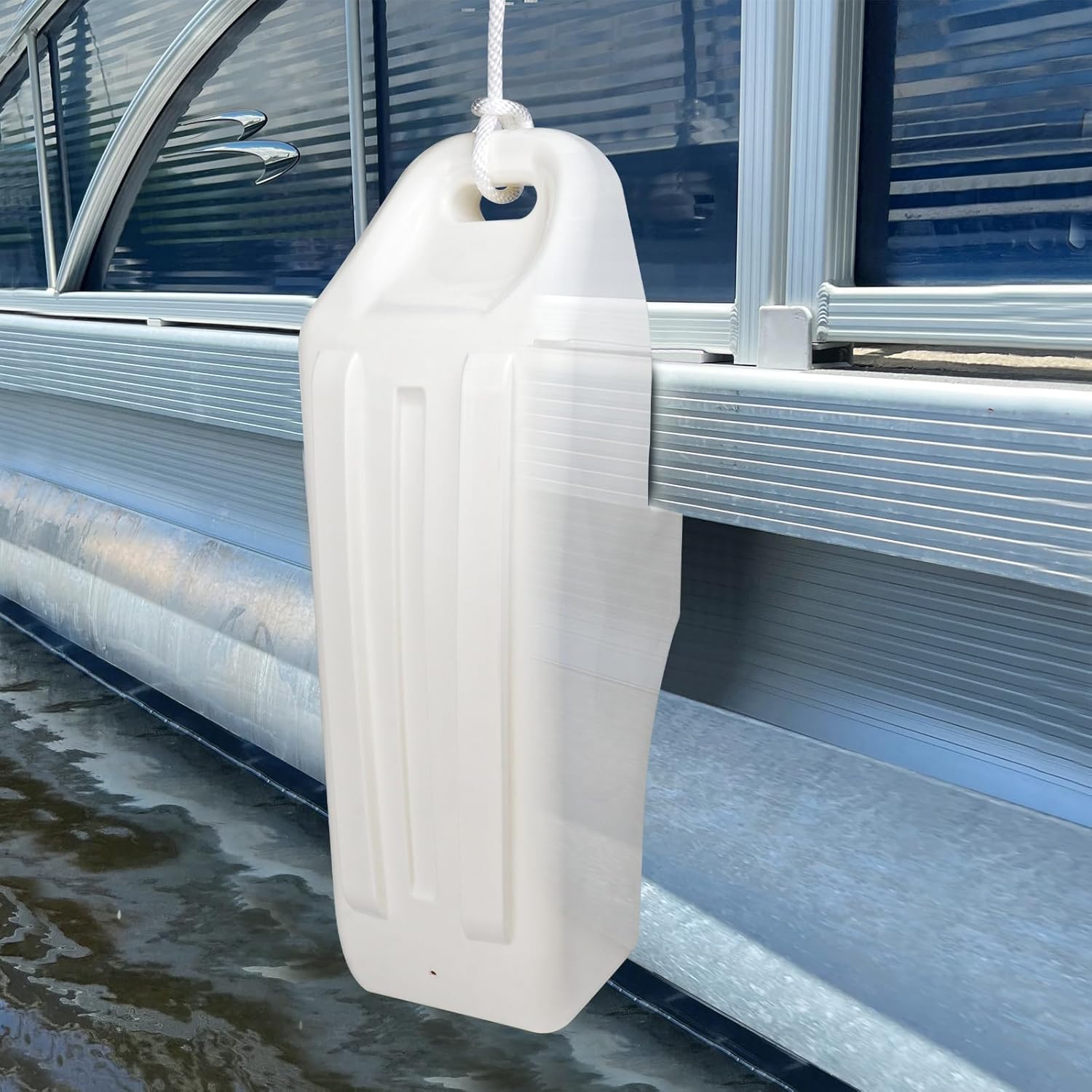 Pontoon Fenders Boat Bumpers for Docking Pontoon Boat ONLY,Customized Inflatable Fender Dock Bumper with Locking Recessed Groove&Grip Handle - Image 6