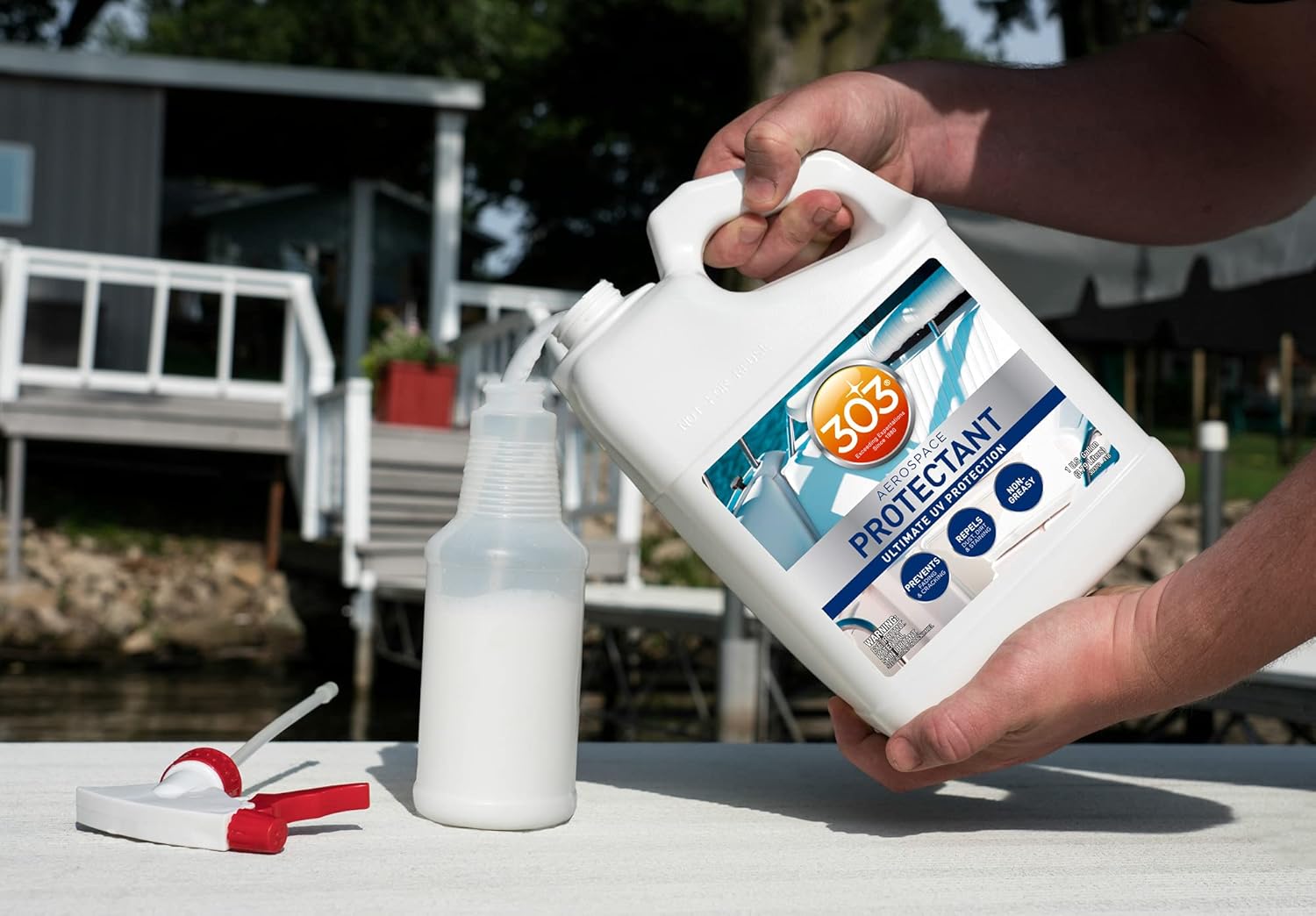 303 Marine Aerospace Protectant for Boat Vinyl, 1 Gallon | Provides UV protection for marine vinyl and surfaces while helping prevent fading, cracking, and staining. - Image 7