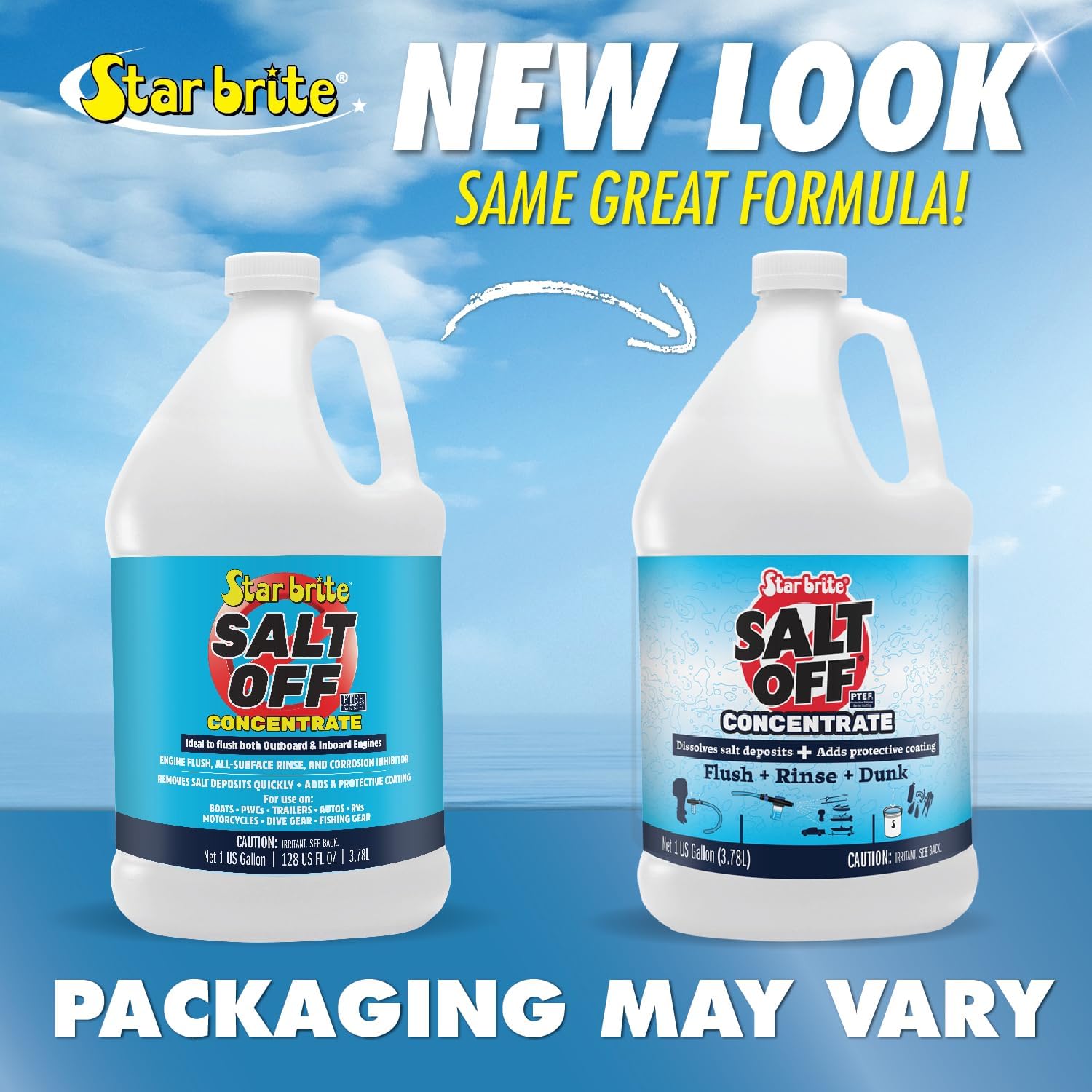 STAR BRITE Salt Off Concentrate - Ultimate Salt Remover Wash & Marine Engine Flush for Boats, Vehicles, Trailers, and More - 128 OZ Gallon (093900N) - Image 5