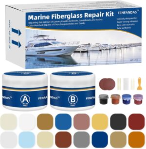 FENFANDAS Fiberglass Boat Repair Ki...