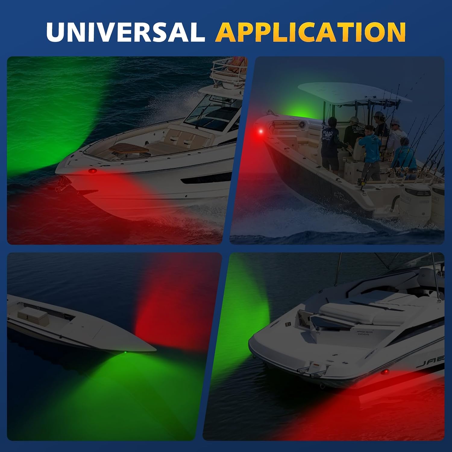 Boat Navigation Lights Side Mount, Red and Green Bow Lights for Boats LED Waterproof IP67, Marine Navigation Boat Light for Pontoon, Fishing, Bass & Jon Boats - Image 8