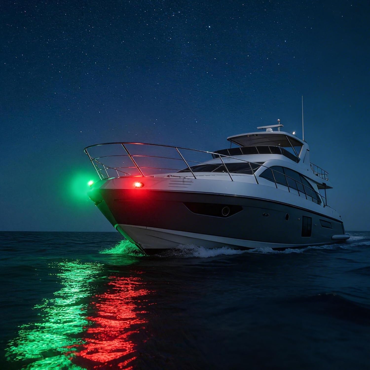 Obcursco Boat Navigation Lights, LED Red and Green Vertical Mount for Bow and Stern, IP67 Waterproof Marine Lights for Pontoon, Bass, and Jon Boats (Black) - Image 7