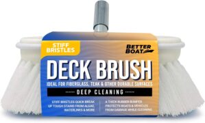 Stiff Boat Deck Brush, Heavy-Duty M...