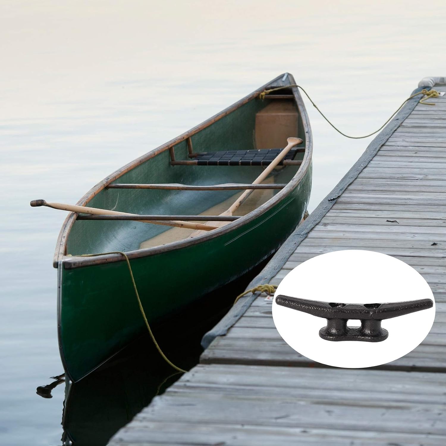 4 inch Dock Cleats 4/6/8/12/16/20/24 Pack,Boat Dock Cleats Rope Cleat Marine Cleats Iron Boat Cleats with Hardware ldeal for Deck,Nautical Decor,Cleats for Boat Dock,Boat Tie Down Cleats - Image 6