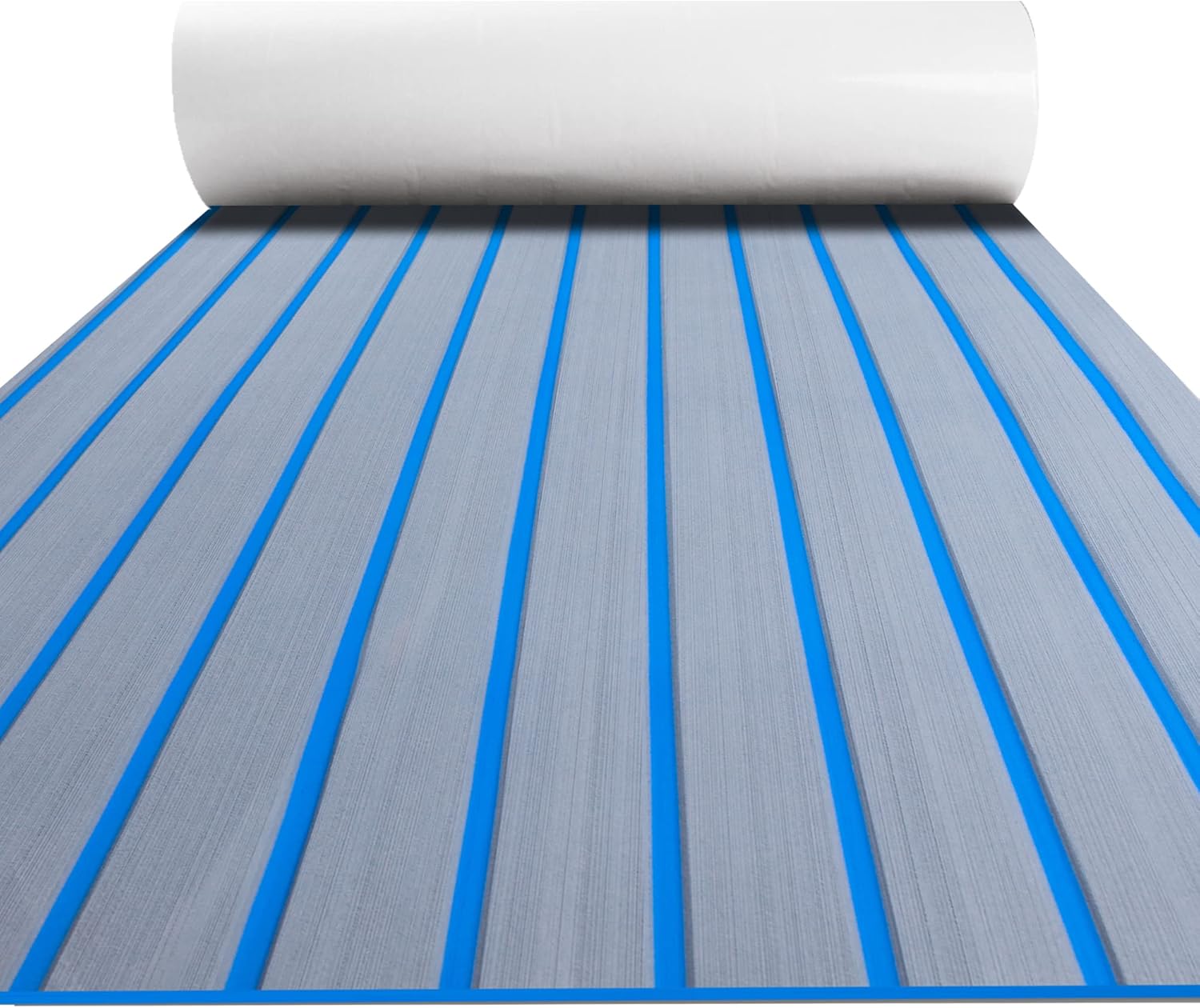 FOCEAN Boat Flooring EVA Foam Boat Decking Faux Teak Marine Flooring Marine Mat Sheet for Motorboat Jon Boats Bass Boat RV Kayak, 94.5"x 47.2"/35.4"/23.6"/15.7"