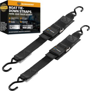 Seamander Boat Tie Down Straps(2PK)...
