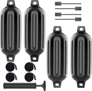 Boat Fenders 2-4 Pack, 4.5″/5...