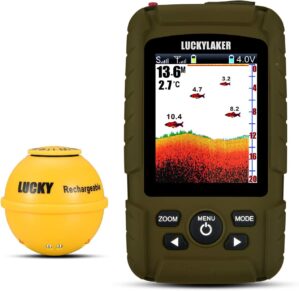 LUCKY Portable Sonar Fish Finder Bo...