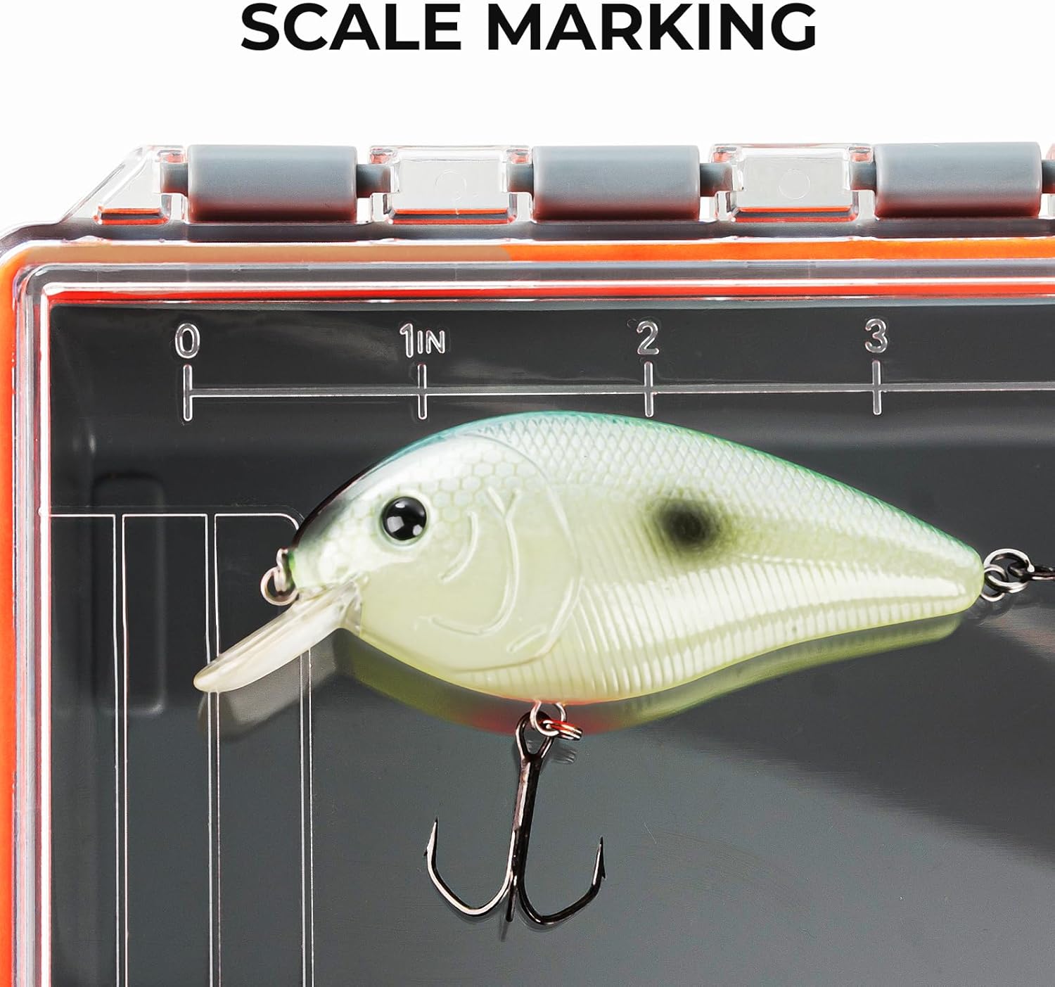 KastKing HyperSeal Waterproof Tackle Box, 3700 Deep Tackle Trays, Fishing Tackle Box Organizer With Exterior Stickers, Fishing Gear & Fishing Accessories Storage, 2 Packs No Compartment - Image 5