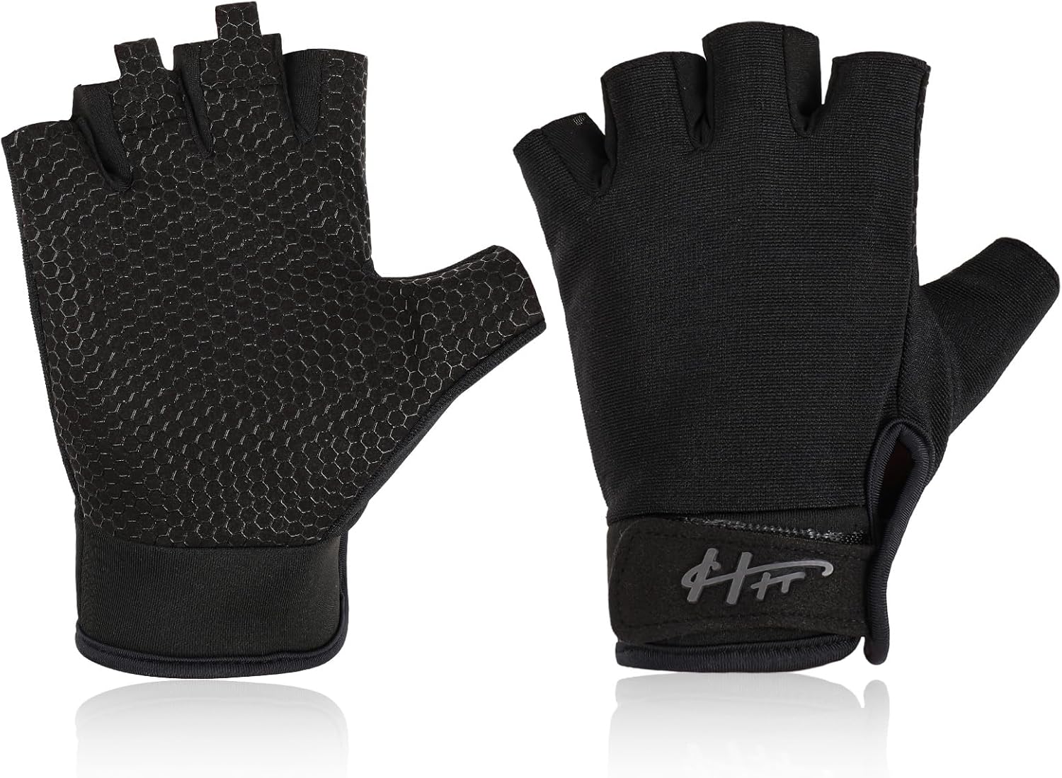 Ptwola Fingerless Gloves Fishing Gloves Paddling Glove Sailing Glove RowingGloves KayakGloves WaterGloves SportsGloves FishingGloves for Men Women Training Cycling Workout Gym Fitness Pull Up