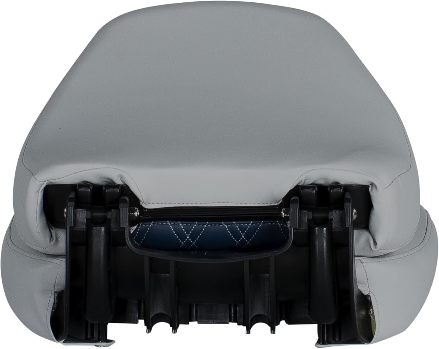 Lippert Sunset Collection Folding Pontoon Boat Seat, Contoured Foam Cushioning, Durable Marine-Grade Vinyl, Poly Frame, Pedestal Not Included, 19" L x 19" W x 22.5" H - 2024023317 - Image 5
