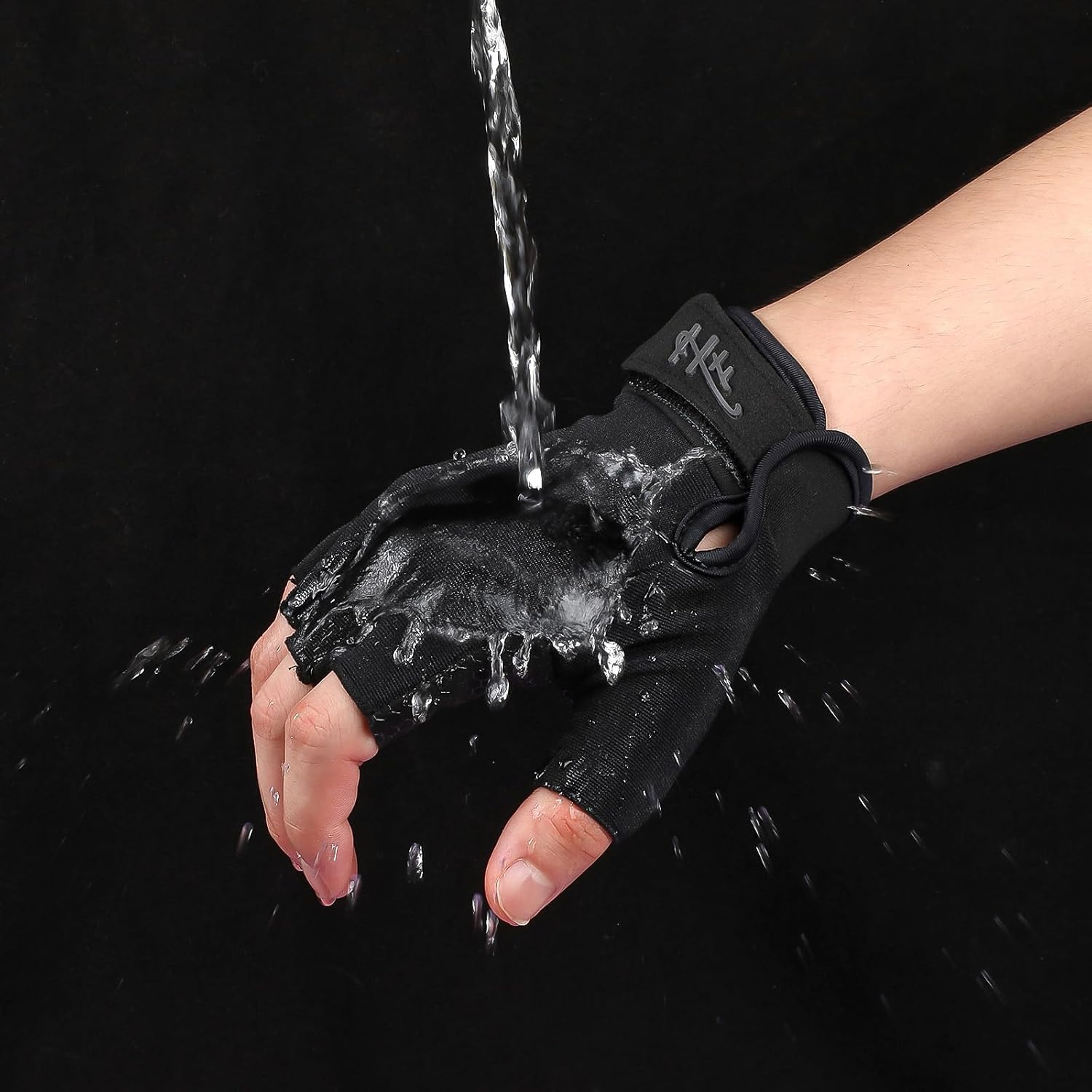 Ptwola Fingerless Gloves Fishing Gloves Paddling Glove Sailing Glove RowingGloves KayakGloves WaterGloves SportsGloves FishingGloves for Men Women Training Cycling Workout Gym Fitness Pull Up - Image 4