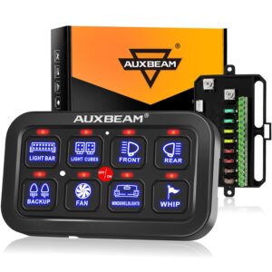Auxbeam 8 Gang Switch Panel BA80 Au...