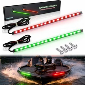 Boat LED Boat Navigation Light, Red...