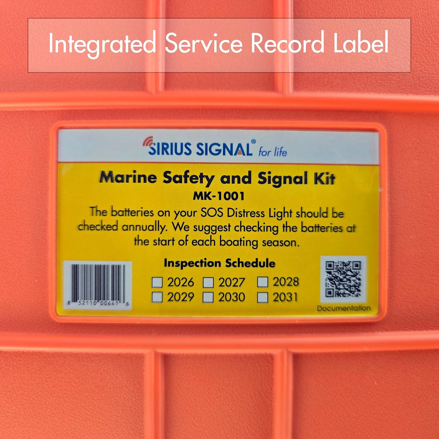 Sirius Signal MK-1001 Boating Safety and Emergency SOS Kit - Complete Visual, Audible, and First Aid System - USCG Approved - Image 5