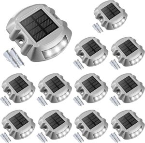VOLISUN Solar Deck Lights Driveway ...